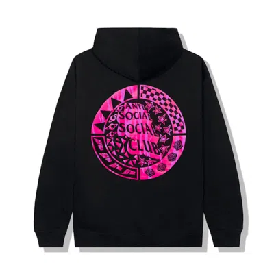 Pre-owned Anti Social Club Men's  Level 8 Hoodie In Black