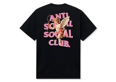 Pre-owned Anti Social Club Men's  Lupercalia Tee Shirt In Black