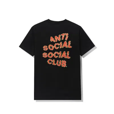 Pre-owned Anti Social Club Men's  Maniac Tee Shirt In Black