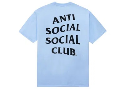 Pre-owned Anti Social Club Men's  Mind Game Tee Shirt In Blue