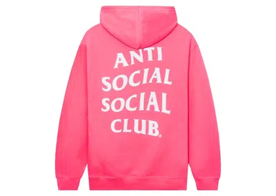 Pre-owned Anti Social Club Men's  Mind Games Hoodie In Pink