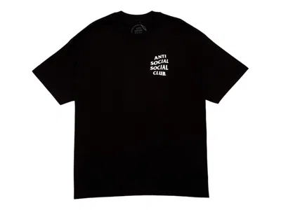 Pre-owned Anti Social Club Men's  Mind Games Tee Shirt In Black