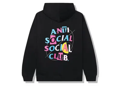 Pre-owned Anti Social Club Men's  Moodbored Hoodie In Black