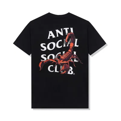Pre-owned Anti Social Club Men's  Moodsting T-shirt In Black