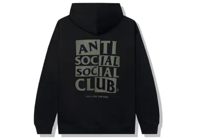 Pre-owned Anti Social Club Men's  Muted Hoodie In Black