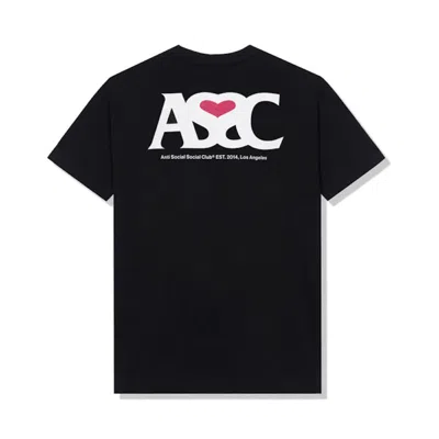 Pre-owned Anti Social Club Men's  Negative Space T-shirt In Black