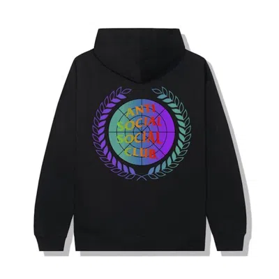 Pre-owned Anti Social Club Men's  New World Boredom Hoodie In Black
