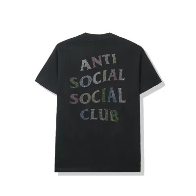 Pre-owned Anti Social Club Men's  Nt Tee Shirt In Black