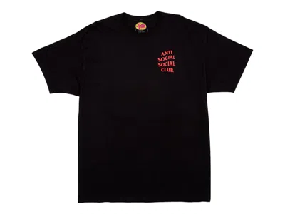 Pre-owned Anti Social Club Men's  Omakase Tee Shirt In Black