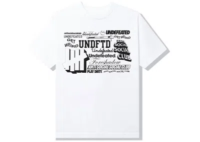 Pre-owned Anti Social Club Men's  Origin Story T-shirt In White