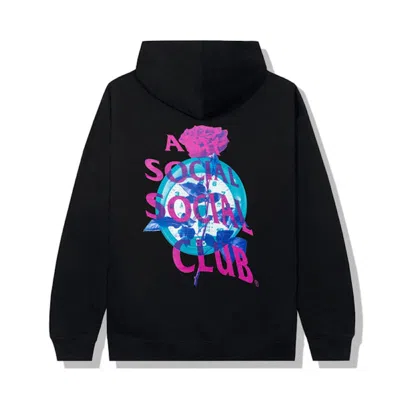Pre-owned Anti Social Club Men's  Out Of Time Hoodie In Black