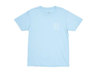 Pre-owned Anti Social Club Men's  Partly Cloudy T-shirt In Blue