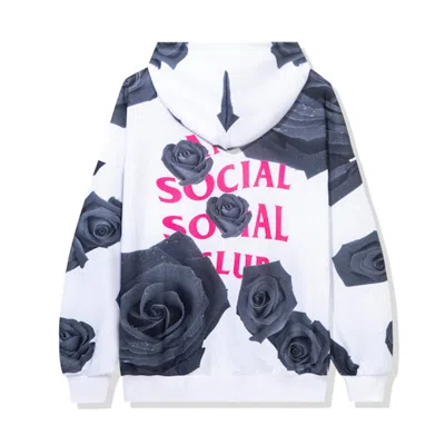 Pre-owned Anti Social Club Men's  Petal To The Floor Hoodie In White