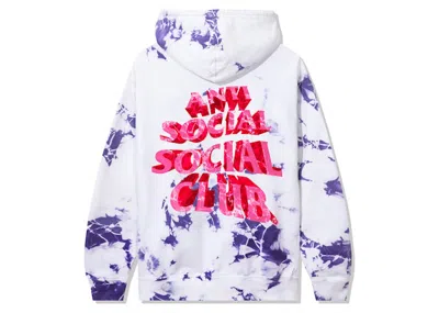 Pre-owned Anti Social Club Men's  Phaneritic Purple Tie Dye Hoodie