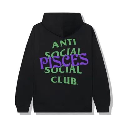 Pre-owned Anti Social Club Men's  Pisces Hoodie In Black