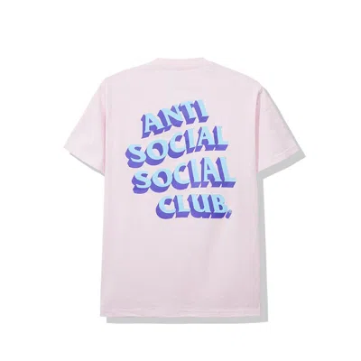 Pre-owned Anti Social Club Men's  Popcorn Tee Shirt In Pink