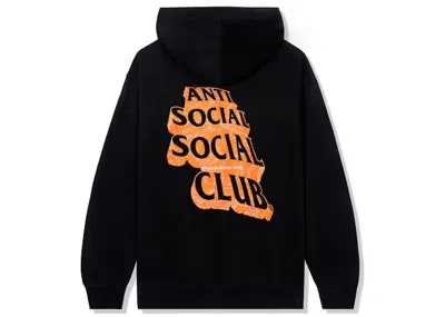 Pre-owned Anti Social Club Men's  Quest For Love Hoodie In Black