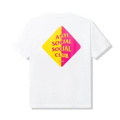 Pre-owned Anti Social Club Men's  Retaw T-shirt In White