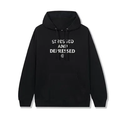 Pre-owned Anti Social Club Men's  S&d By Assc Hoodie In Black