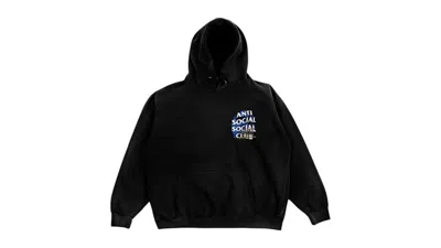 Pre-owned Anti Social Club Men's  Sadboyz El Azul Hoodie In Black