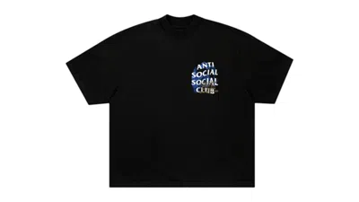 Pre-owned Anti Social Club Men's  Sadboyz El Azul Tee Shirt In Black