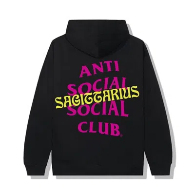 Pre-owned Anti Social Club Men's  Sag Hoodie In Black