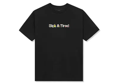 Pre-owned Anti Social Club Men's  Self Conclusion Tee Shirt In Charcoal