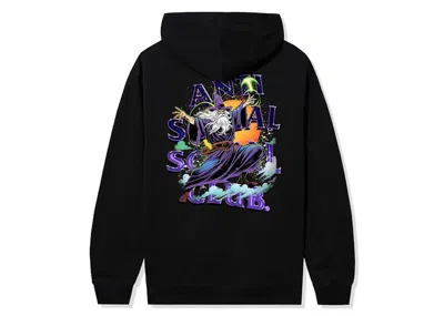Pre-owned Anti Social Club Men's  Sleave Hoodie In Black