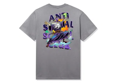 Pre-owned Anti Social Club Men's  Sleave Tee Shirt In Grey In Gray