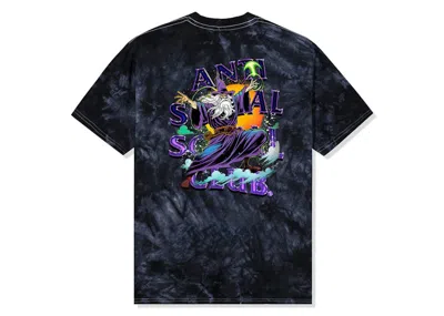 Pre-owned Anti Social Club Men's  Sleave Tee Shirt In Tie Die In Multi