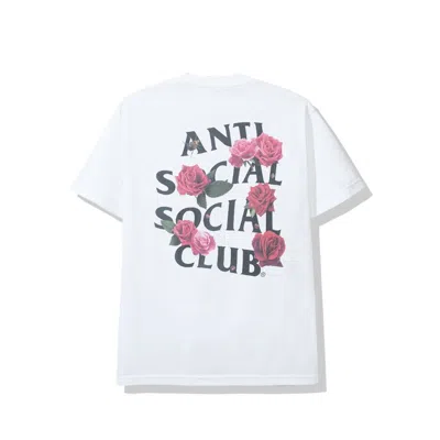 Pre-owned Anti Social Club Men's  Smells Bad Tee Shirt (fw19) In White