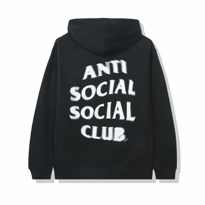 Pre-owned Anti Social Club Men's  Spiral Hoodie In Black