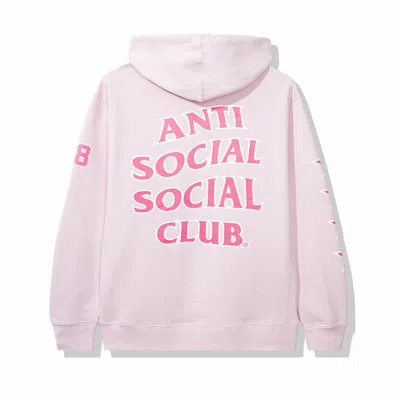 Pre-owned Anti Social Club Men's  Sports Hoodie In Pink