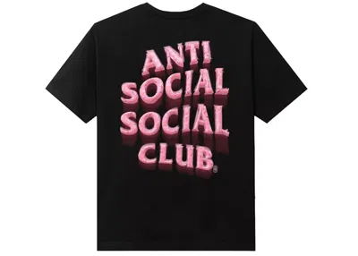 Pre-owned Anti Social Club Men's  Sprinkling Tears T-shirt In Black