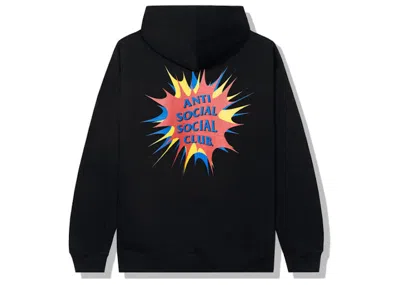 Pre-owned Anti Social Club Men's  Stunned Hoodie In Black