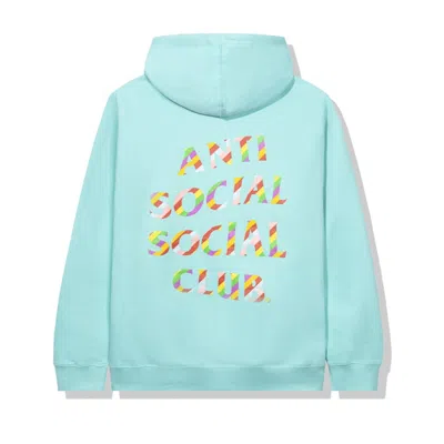 Pre-owned Anti Social Club Men's  Sweeter Then You Think Hoodie In Mint