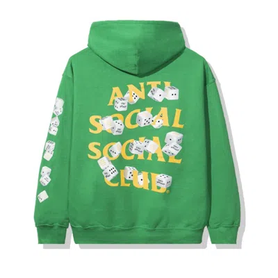 Pre-owned Anti Social Club Men's  Take Me Home Hoodie In Green