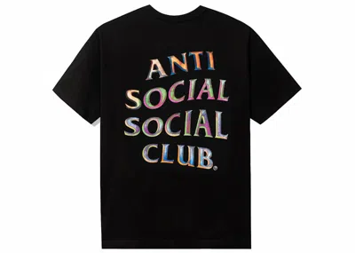 Pre-owned Anti Social Club Men's  Temporary Memory Tee Shirt In Black