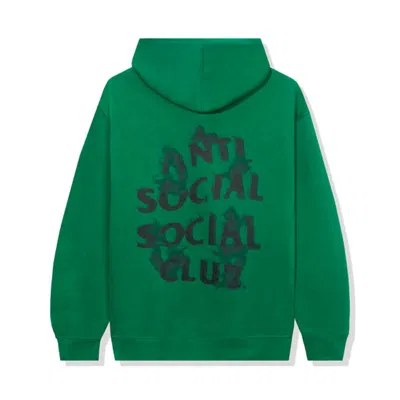 Pre-owned Anti Social Club Men's  The Notebook Hoodie In Green