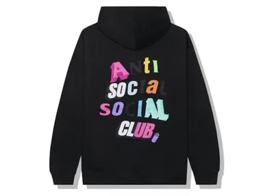 Pre-owned Anti Social Club Men's  The Real Me Hoodie In Black