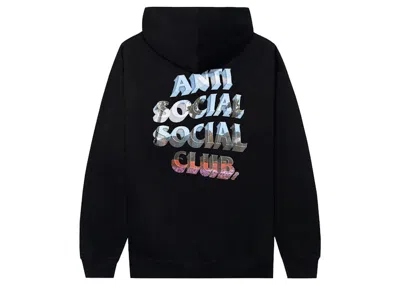 Pre-owned Anti Social Club Men's  The Ride Home Hoodie In Black