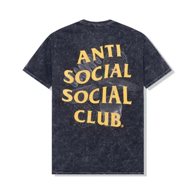 Pre-owned Anti Social Club Men's  The Shape Of Things T-shirt In Black