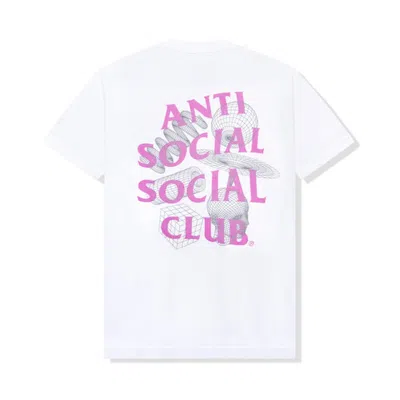 Pre-owned Anti Social Club Men's  The Shape Of Things T-shirt In White