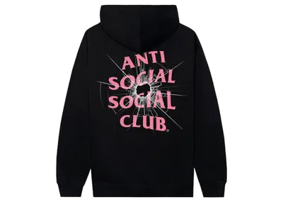 Pre-owned Anti Social Club Men's  Theories Hoodie (fw23) In Black