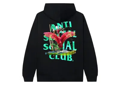 Pre-owned Anti Social Club Men's  Thorns Hoodie In Black