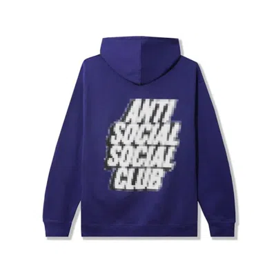 Pre-owned Anti Social Club Men's  Tokyo Hoodie In Purple
