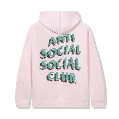 Pre-owned Anti Social Club Men's  Toned Down Hoodie In Pink