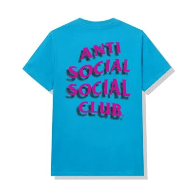 Pre-owned Anti Social Club Men's  Toned Down T-shirt In Blue