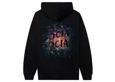 Pre-owned Anti Social Club Men's  Tonight, I'll Sit… Hoodie In Black