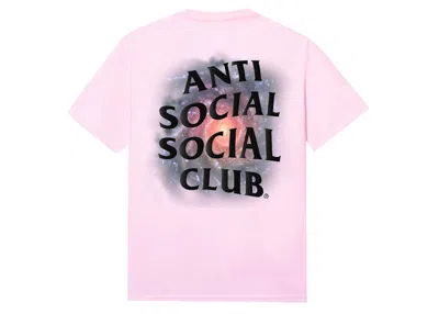 Pre-owned Anti Social Club Men's  Tonight, I'll Sit… Tee Shirt In Pink